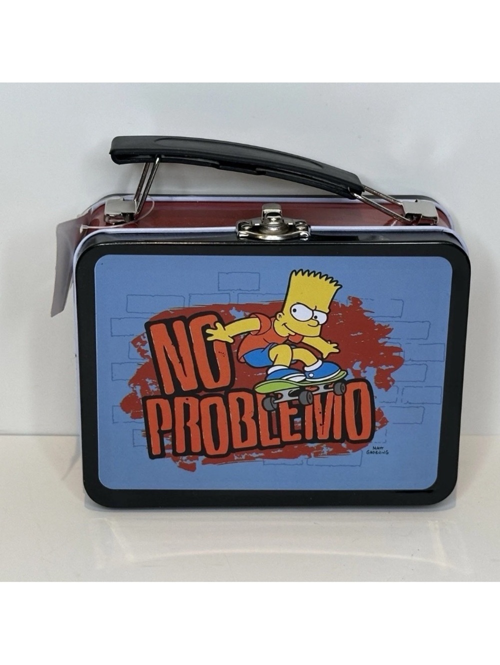 The Simpsons Blue and Black Small Lunch Box Tin
